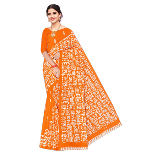 Howrah Bridge Designer Sarees - Breathable Cotton Printed Patterns | Casual Ideal For Summer Winter & Rainy Seasons Easy Maintenance