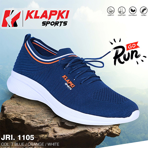 नीले पुरुषों के फैंसी स्पोर्ट्स शूज़