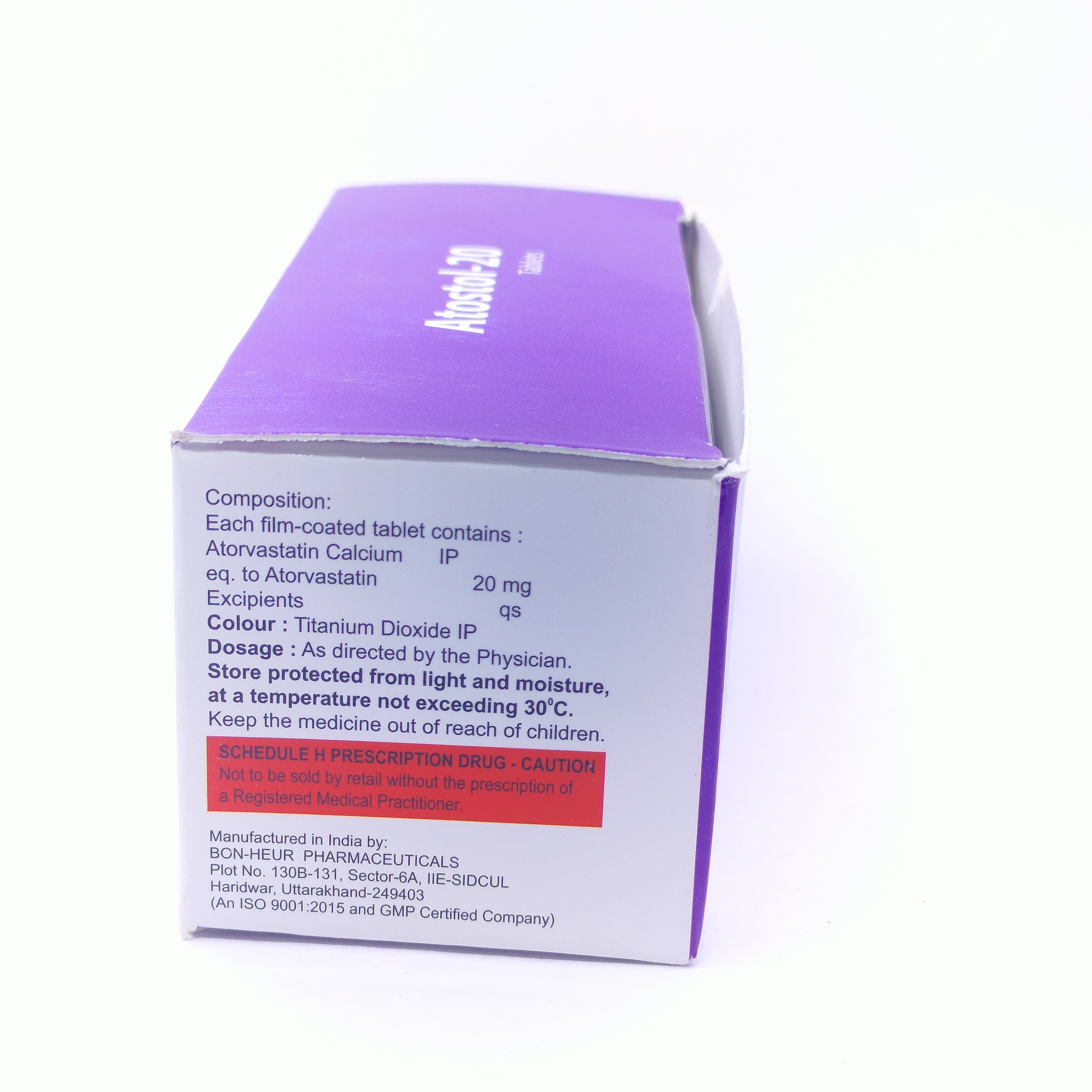 Atorvastatin Tablet - Box Pack Of 100 Capsules | General Medicines, Dry Storage Recommended, Prescribed By Doctor