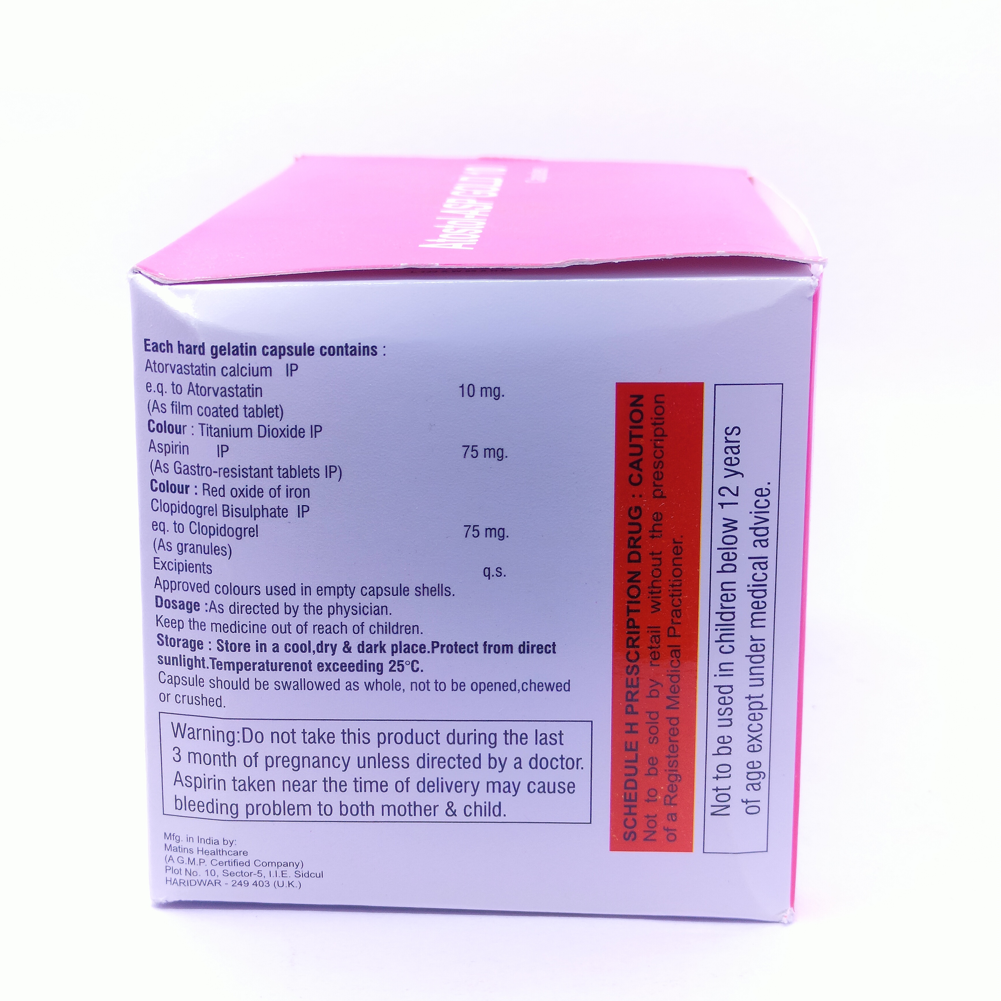 Atorvastatin And Clopidogrel Capsules - Drug Type: Specific Drug