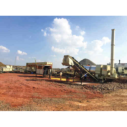 स्वचालित ड्रम मिक्स प्लांट और वेट मिक्स प्लांट कॉम्बो