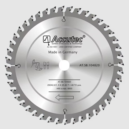 Tct Saw Blade - Premium High-speed Steel, 10-inch Diameter | Precision Cutting, Durable Performance