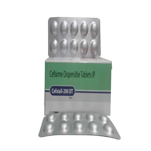 Cefixime Dispersible Tablets - 200mg | Easy To Swallow, Suitable For Adults, Effective Against Urinary Tract, Ear, Skin,Respiratory Infections