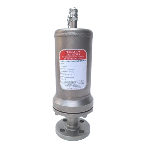 Bellow Type Pulsation Dampener - Material: Stainless Steel