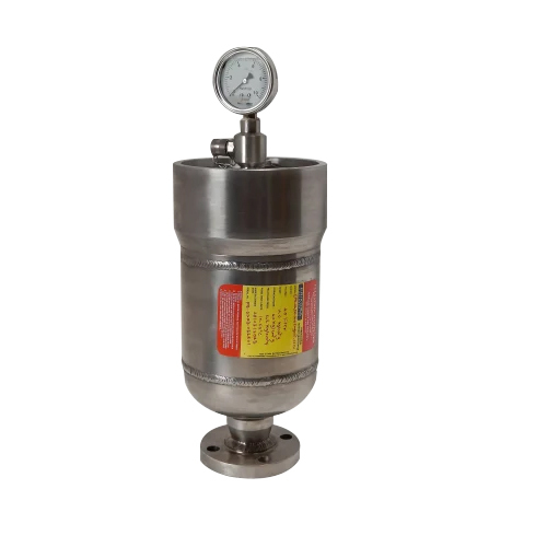 Bladder Type Pulsation Dampener - Material: Stainless Steel