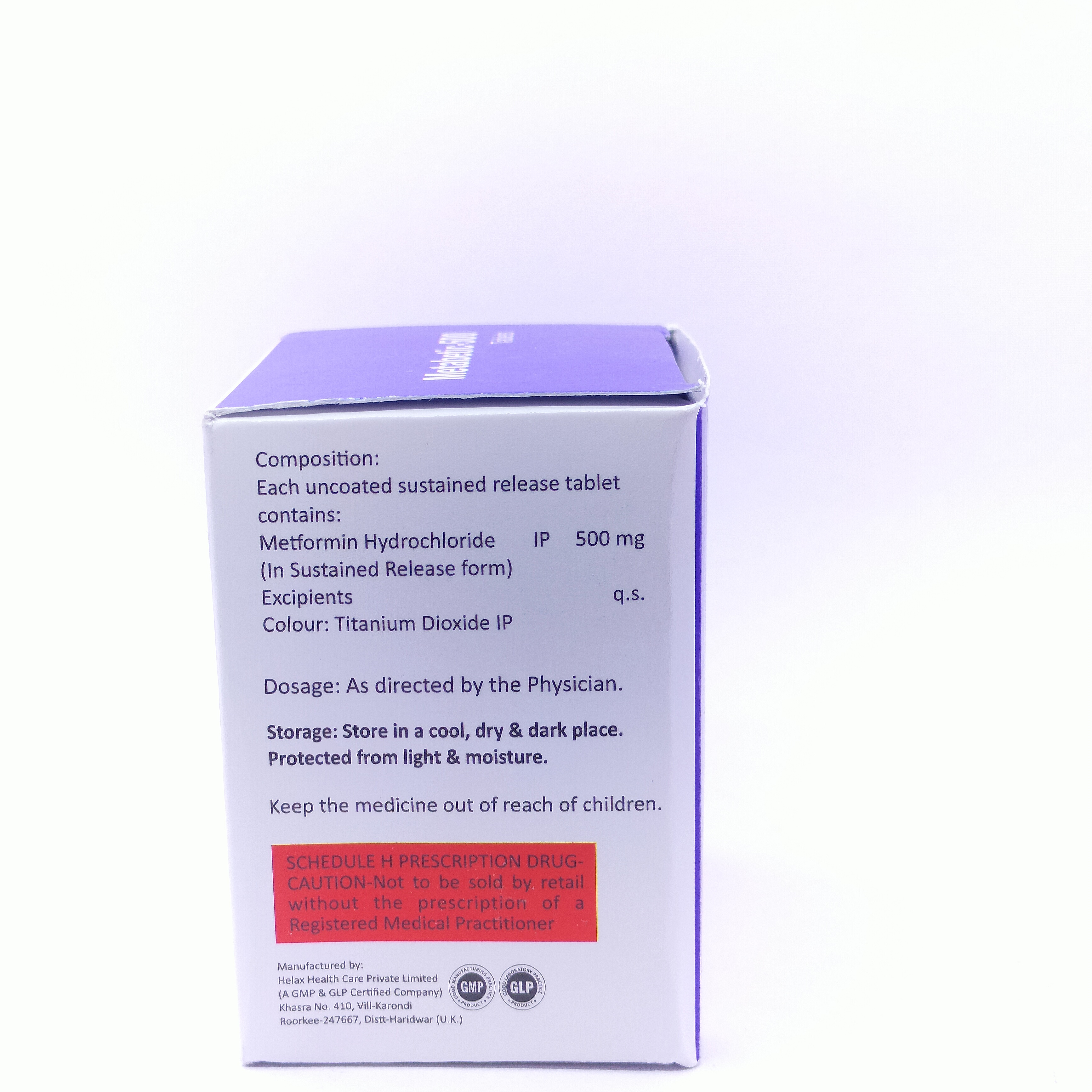 Metformin Sr Tablet - Drug Type: Specific Drug