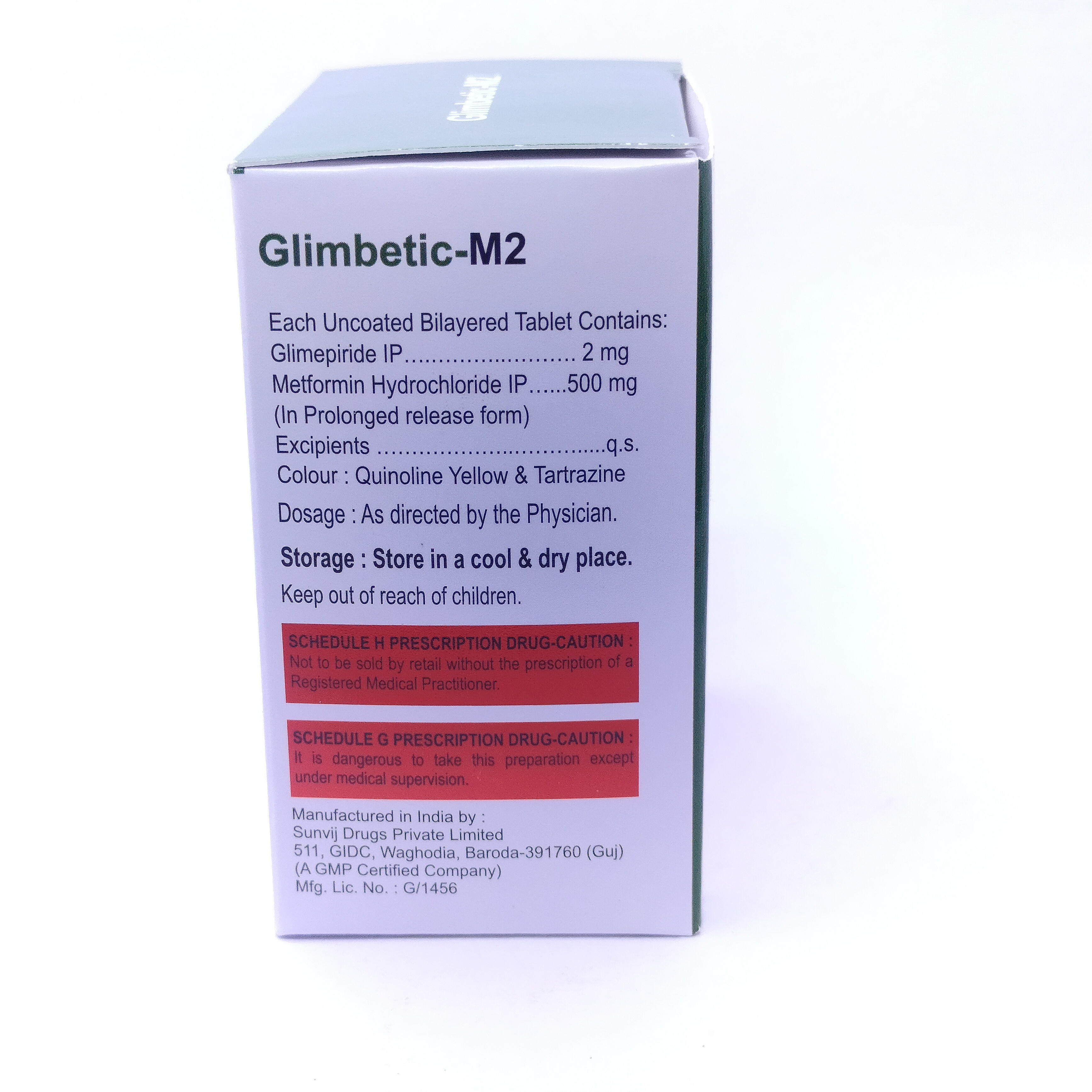Glimeperide And Metformin Sr Specific Drug