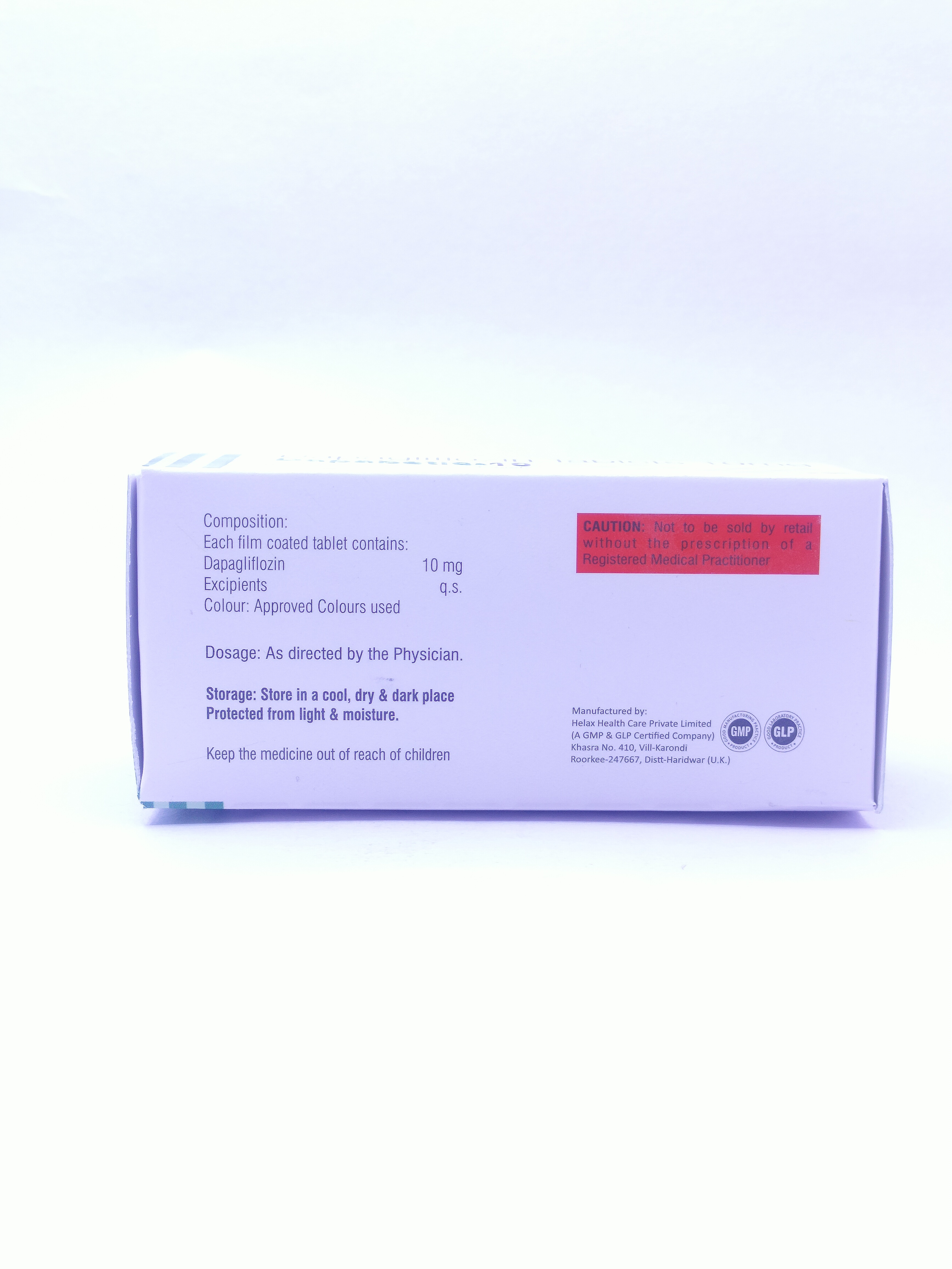 Dapagliflozin Tablet Recommended For: Type 2 Diabetes