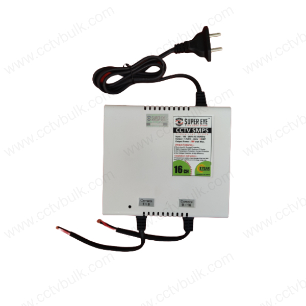 Cctv Smps 16ch Wire Out