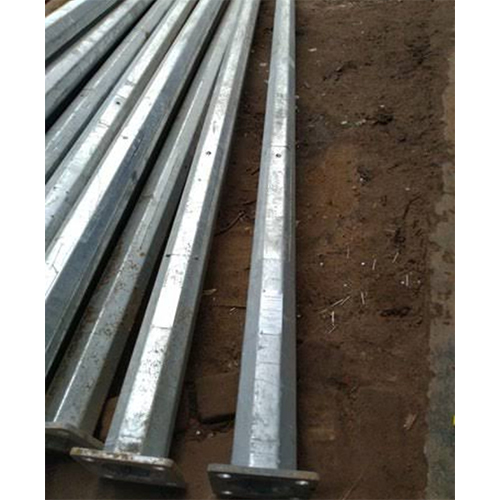 ग्रे हॉट डिप गैल्वेनाइज्ड ऑक्टागोनल पोल