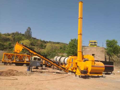 Hot Mix Plant For Road Construction Work - Capacity: 60-90 T/Hr