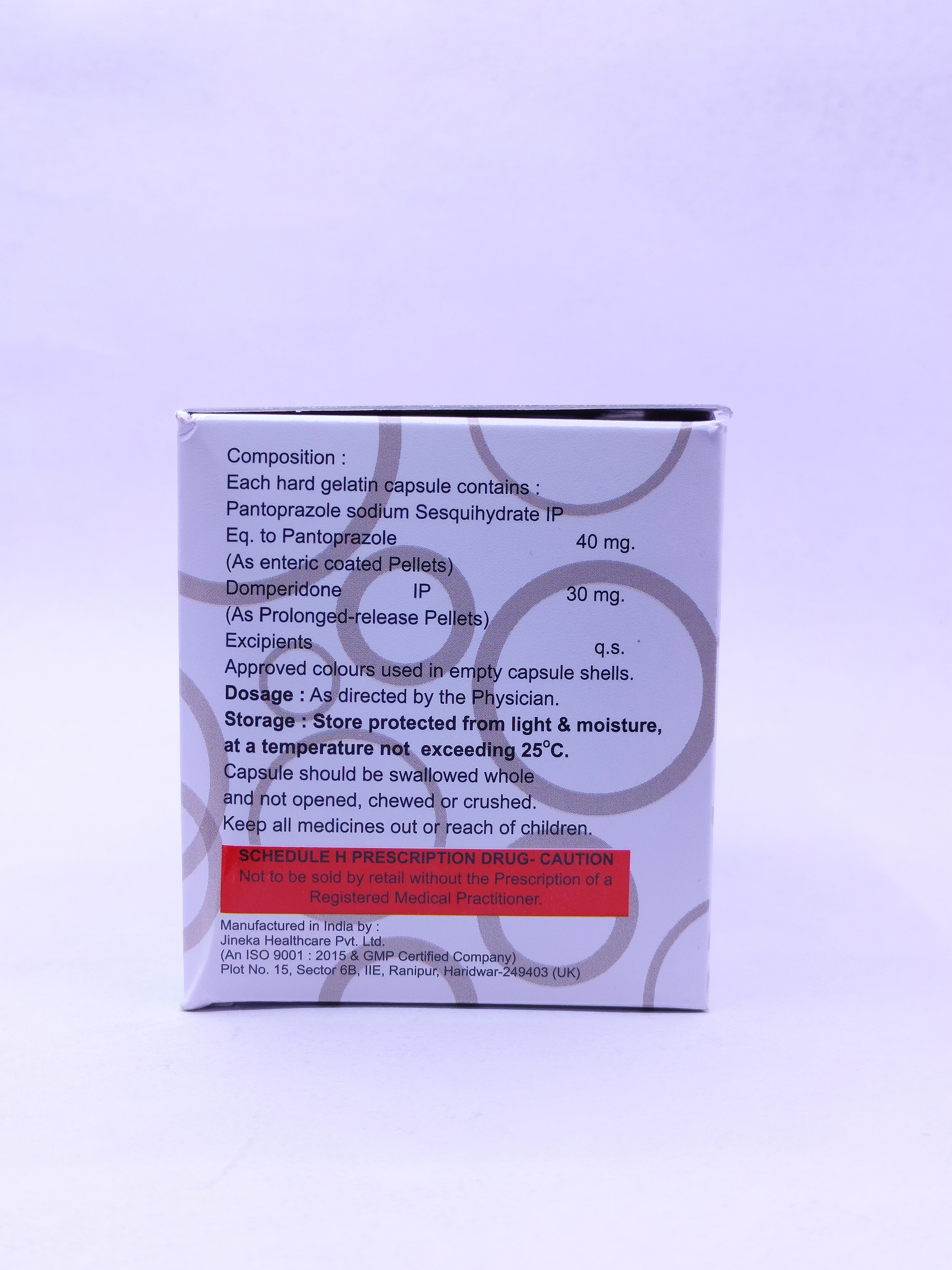Pantoprazole And Domperidone Sr Tablets