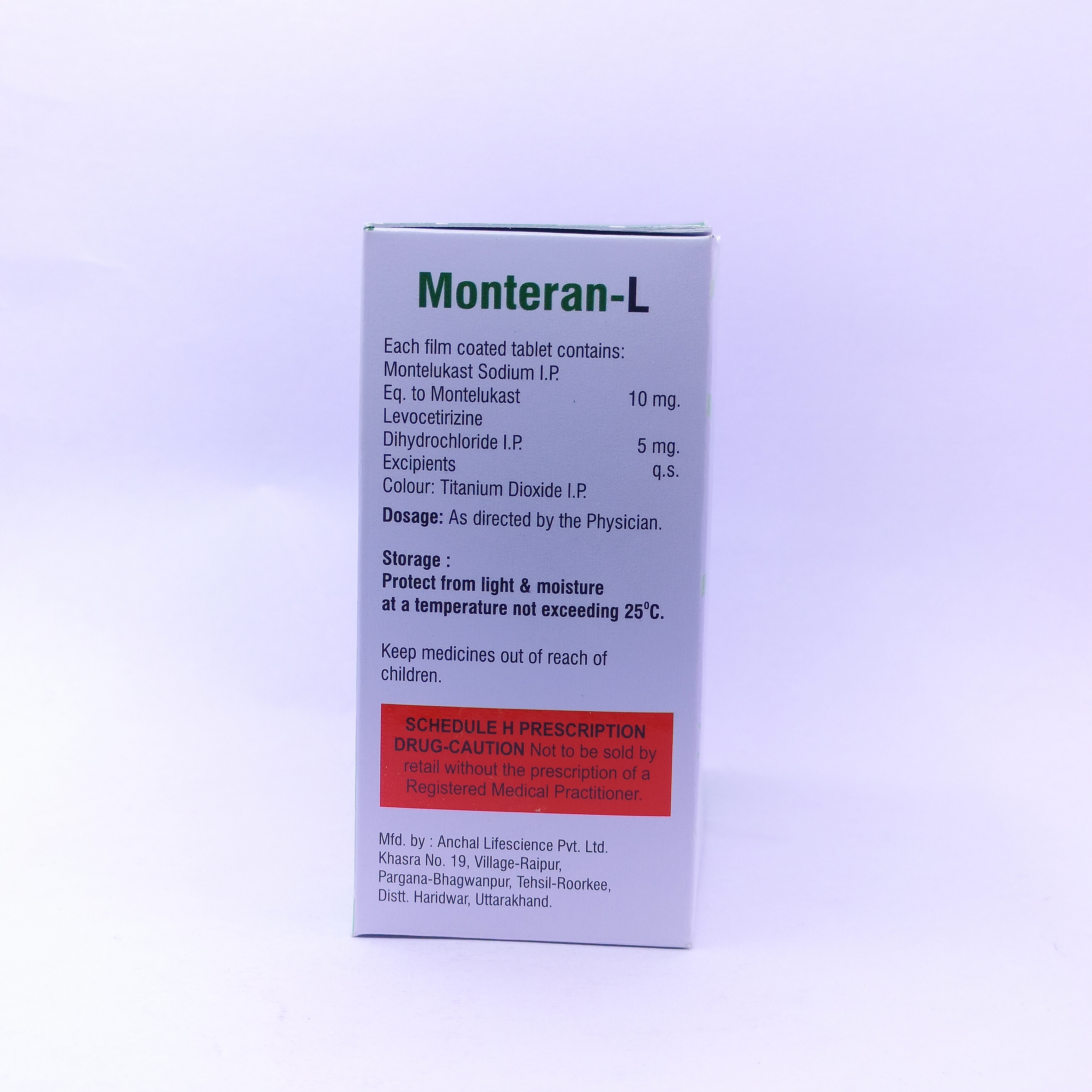Montelukast Levocetrizine Tablet Specific Drug