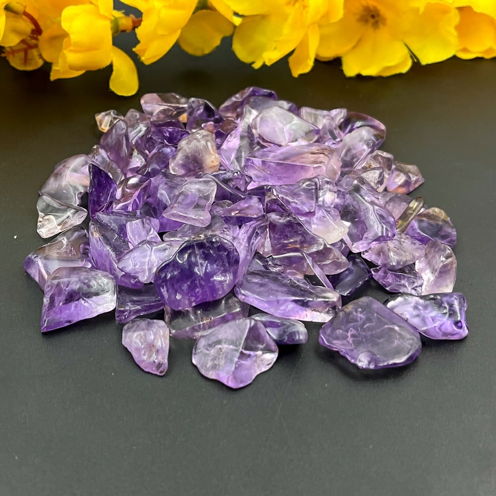 Amethyst Raw Chips Grade: Top