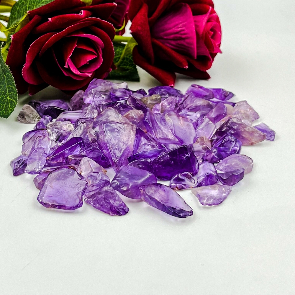 Amethyst Raw Chips Grade: Top