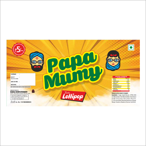 Papa Mumy Lollipop - Shape: Piece