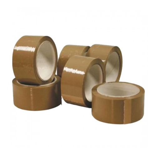 Brown BOPP Tape - Customized Size | Durable Acrylic Adhesive, Moisture & UV Resistant