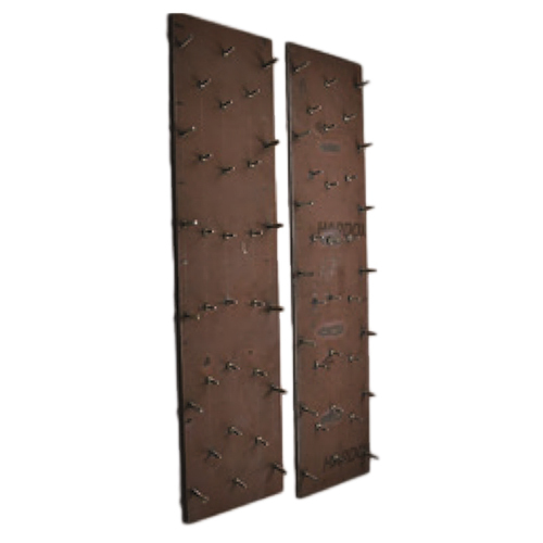 Paver Screed Plates - Color: Brown