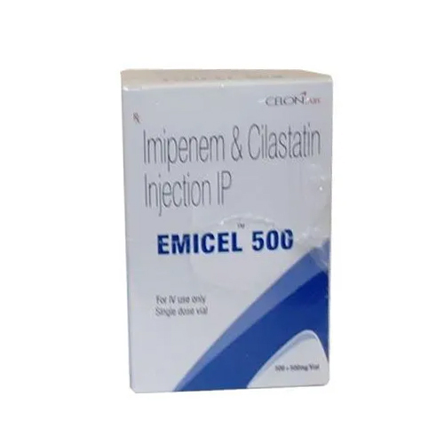 Imipenem and Cilastatin Injection IP - Liquid Solution for Severe Bacterial Infections | Sterile Intravenous Use, Dosage as Per Instruction, Store in Dry Place