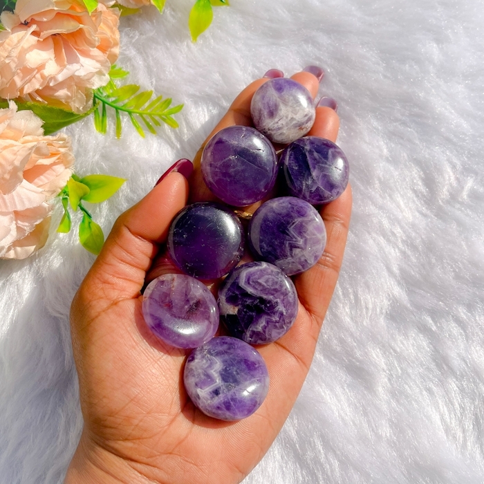 Amethyst Coins Grade: Top