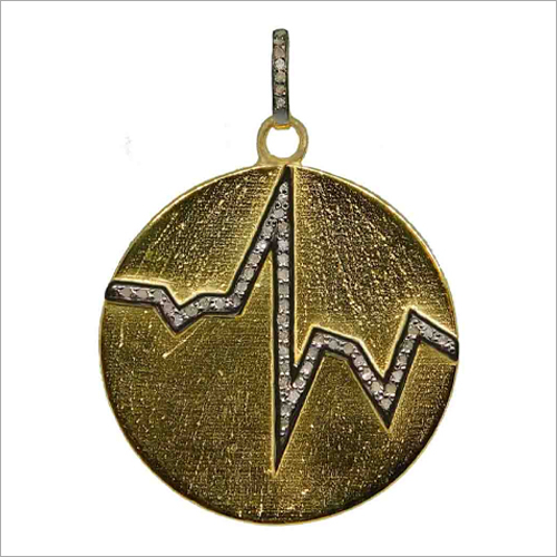 हस्तनिर्मित डायमंड डिस्क पेंडेंट कफ लिंक और टाई क्लिप सेट