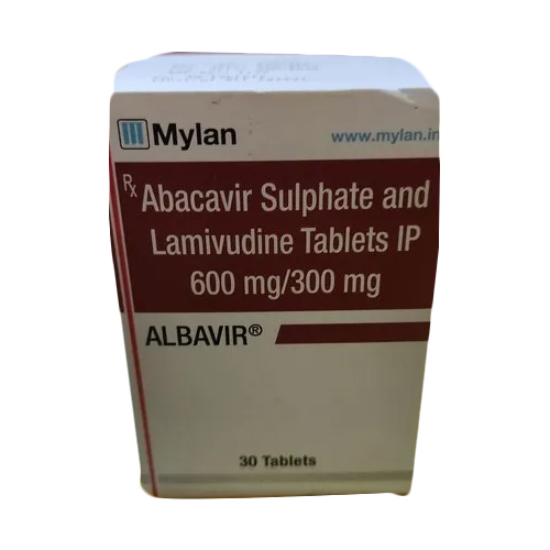 Abacavir Sulphate Lamivudine Tablets IP - 30 Count Pack | Hospital & Clinical Usage, Store in Cool & Dry Place