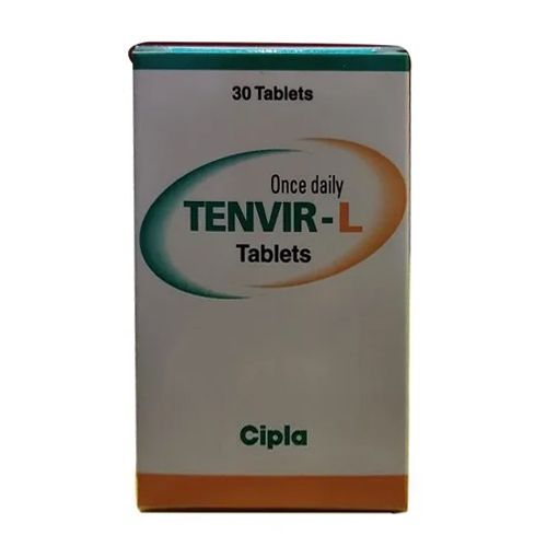 Tenvir L Tablets - 30 Tablets for HIV & Chronic Hepatitis B Treatment | Specific Drug, Cool & Dry Storage