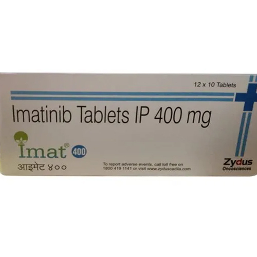 Imatinib Tablets IP - 12x10 Tablets, Oral Usage for Blood Cancer Treatment, Moisture-Resistant Blister Packaging, Store in Cool & Dry Place