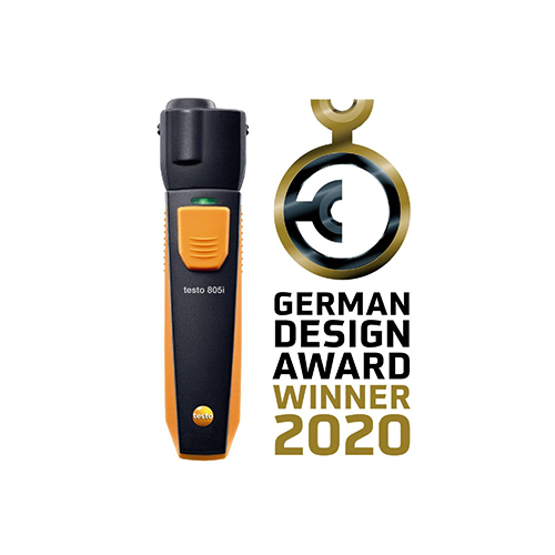 Black Infrared Thermometer With Smartphone Operation
