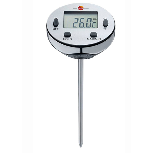 Silver Waterproof Mini Probe Thermometer