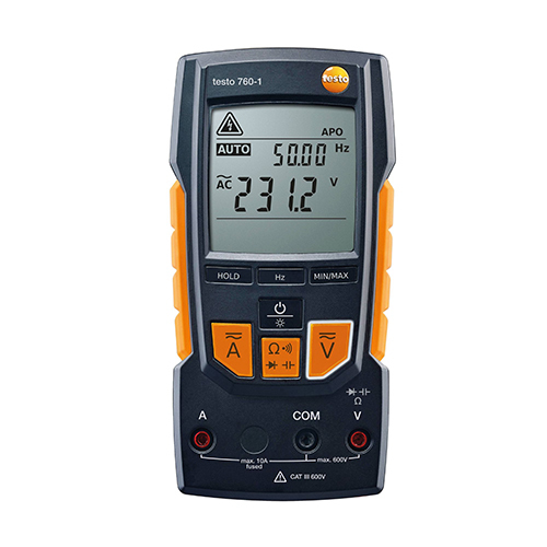 Digital Multimeter - Digital Only Display | Sleek Black And Orange Design