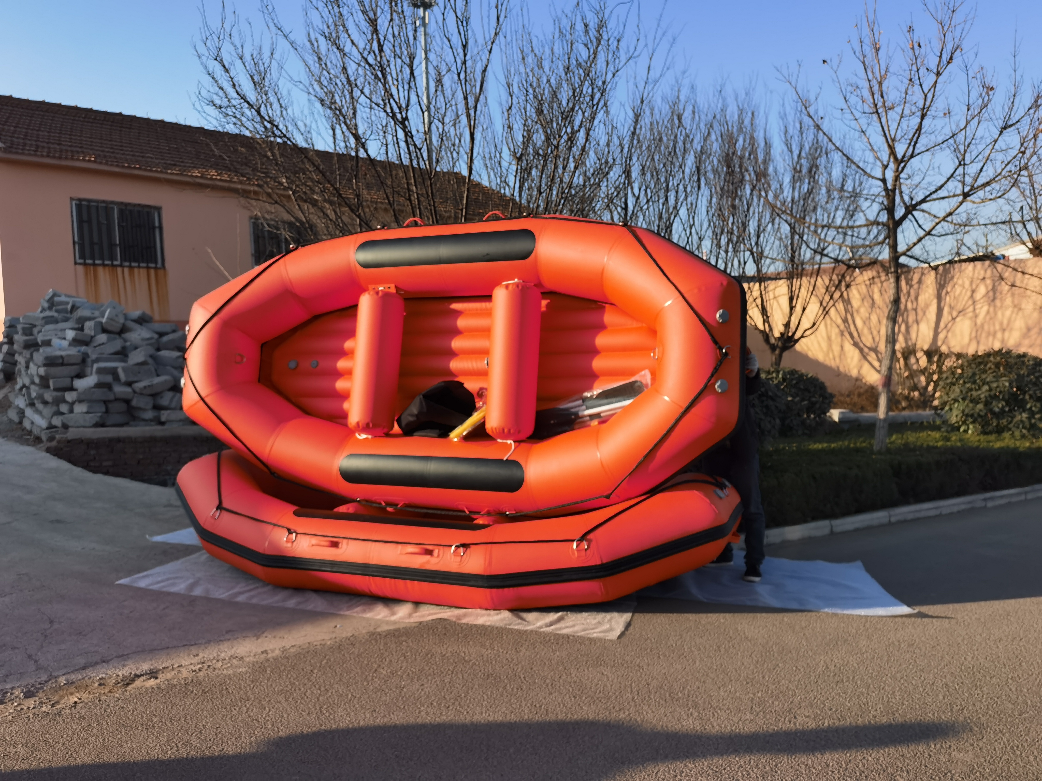 Rescue Raft Boat Inflatable Raft Boats Adventure Boats For Sale Capacity (Person): 6