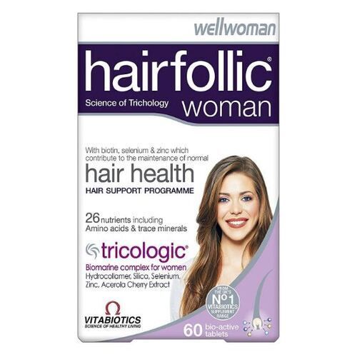 Wellwoman Hairfollic Hair Supplement Tablet General Medicines