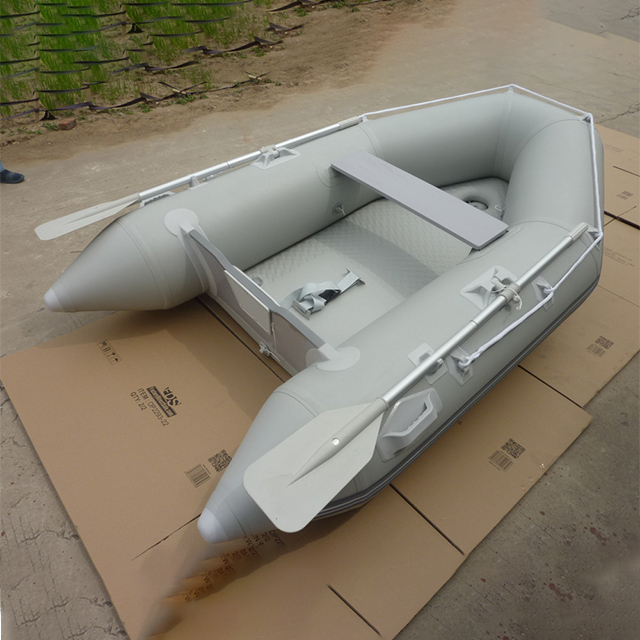 Pvc Inflatable Boat - 2.5 Meter Length, 2 Seats | Ideal For Sport & Cruising, Includes Amplified Stability Features
