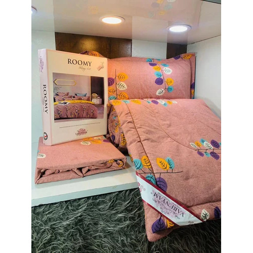 Printed Glace Cotton Comforter Set