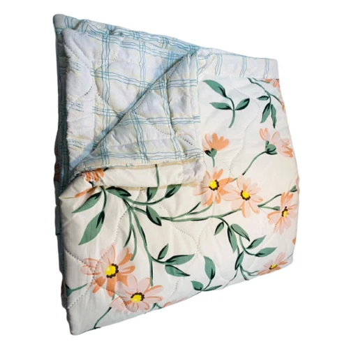 Printed Cotton Reversible Comforter Set