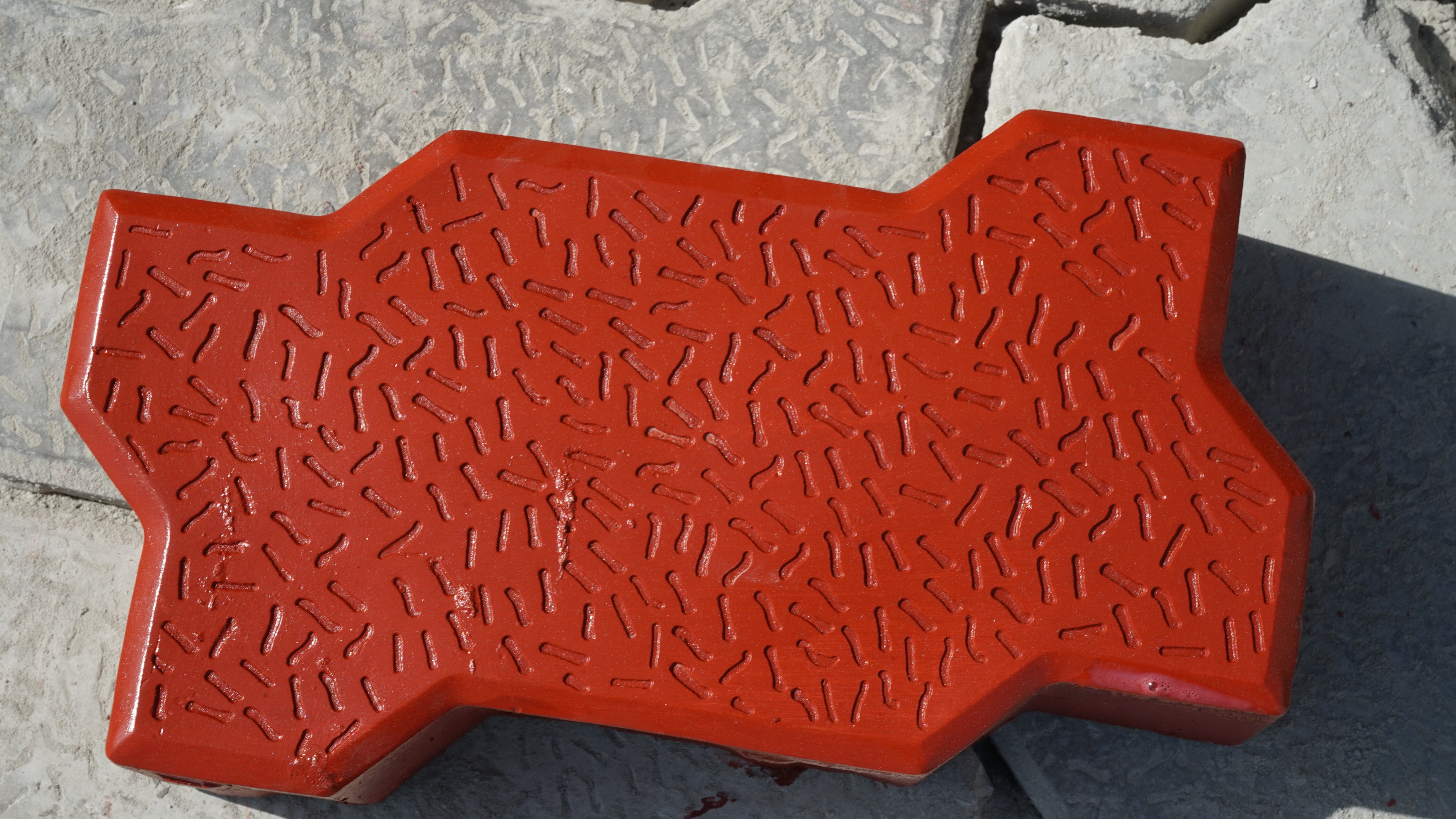 Zig Zag Concrete Pavers