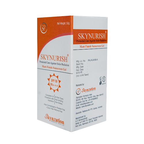 Waterproof Matt Finish Sunscreen Gel