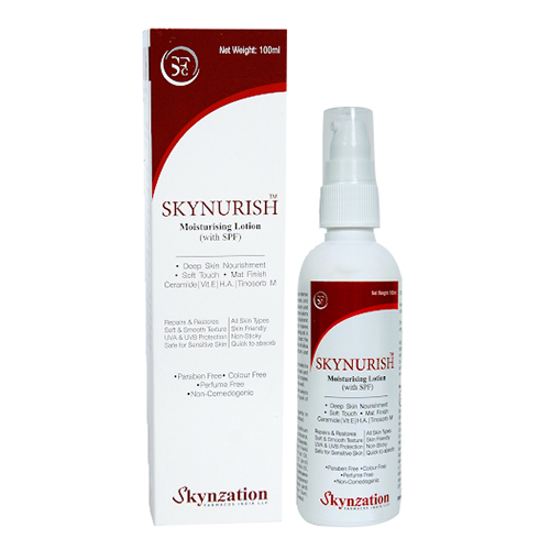 Skynurish Moisturizing Lotion - Cream, Waterproof Texture | Fast Absorption, Hydrating Blend With Hyaluronic Acid And Shea Butter, Vitamins And Antioxidants For All Skin Types