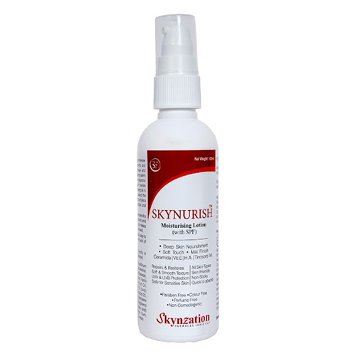 Skynurish Moisturizing Lotion - Cream, Waterproof Texture | Fast Absorption, Hydrating Blend With Hyaluronic Acid And Shea Butter, Vitamins And Antioxidants For All Skin Types