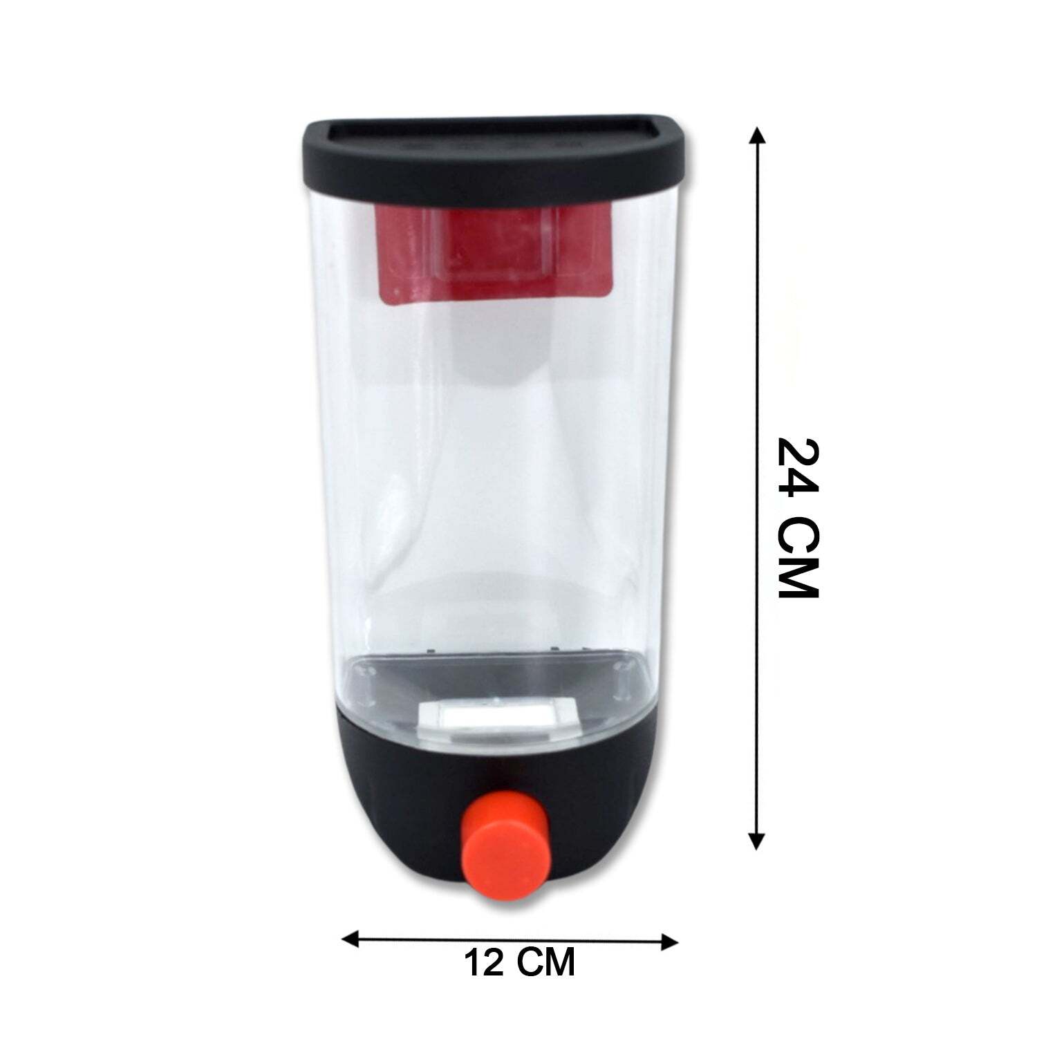 Plastic Storage Push Button Containers - 13x11x26 Cm, Multi-assorted Plastic Design