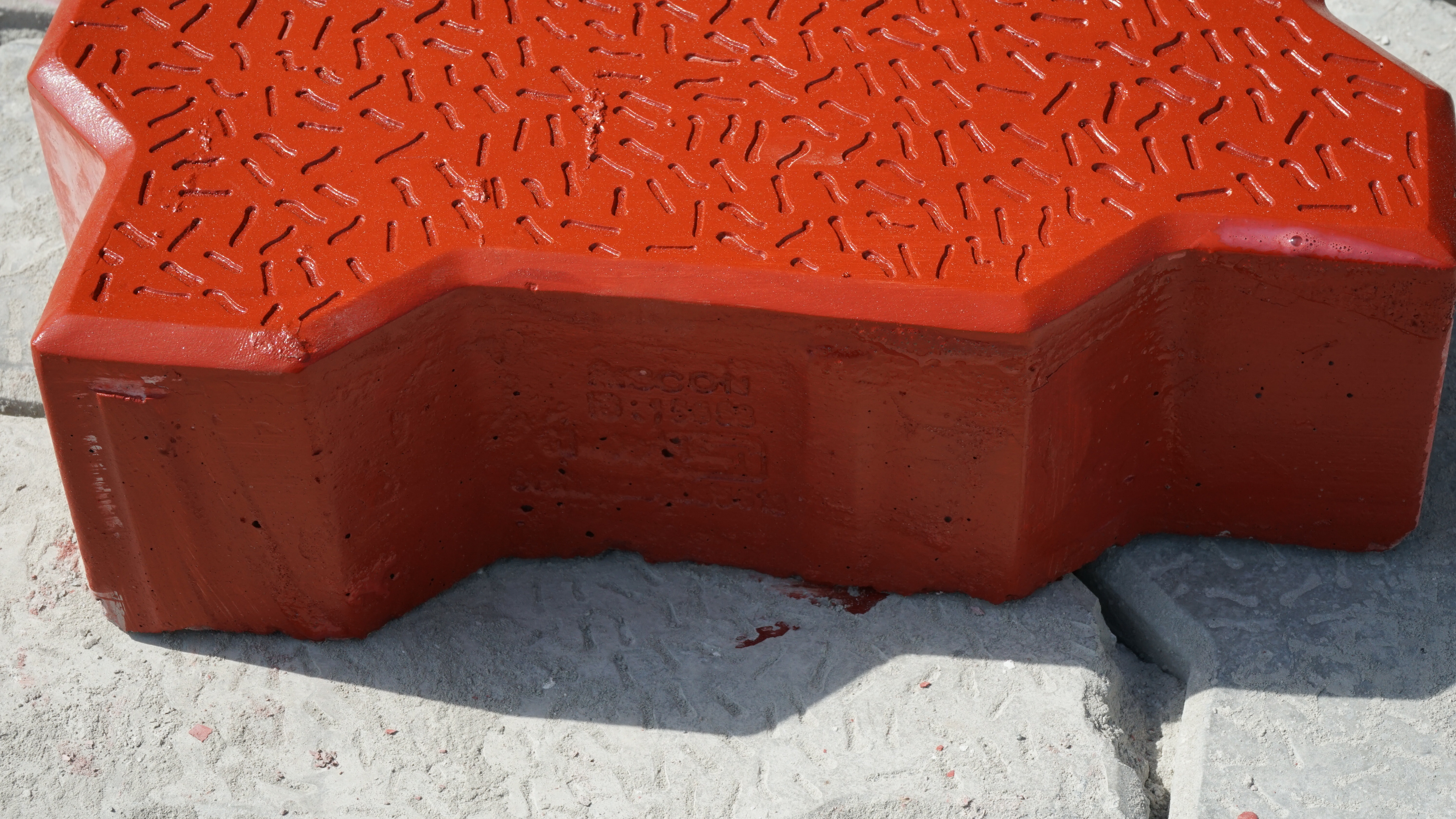 Zebra Designed Pavers - Application: Pavement