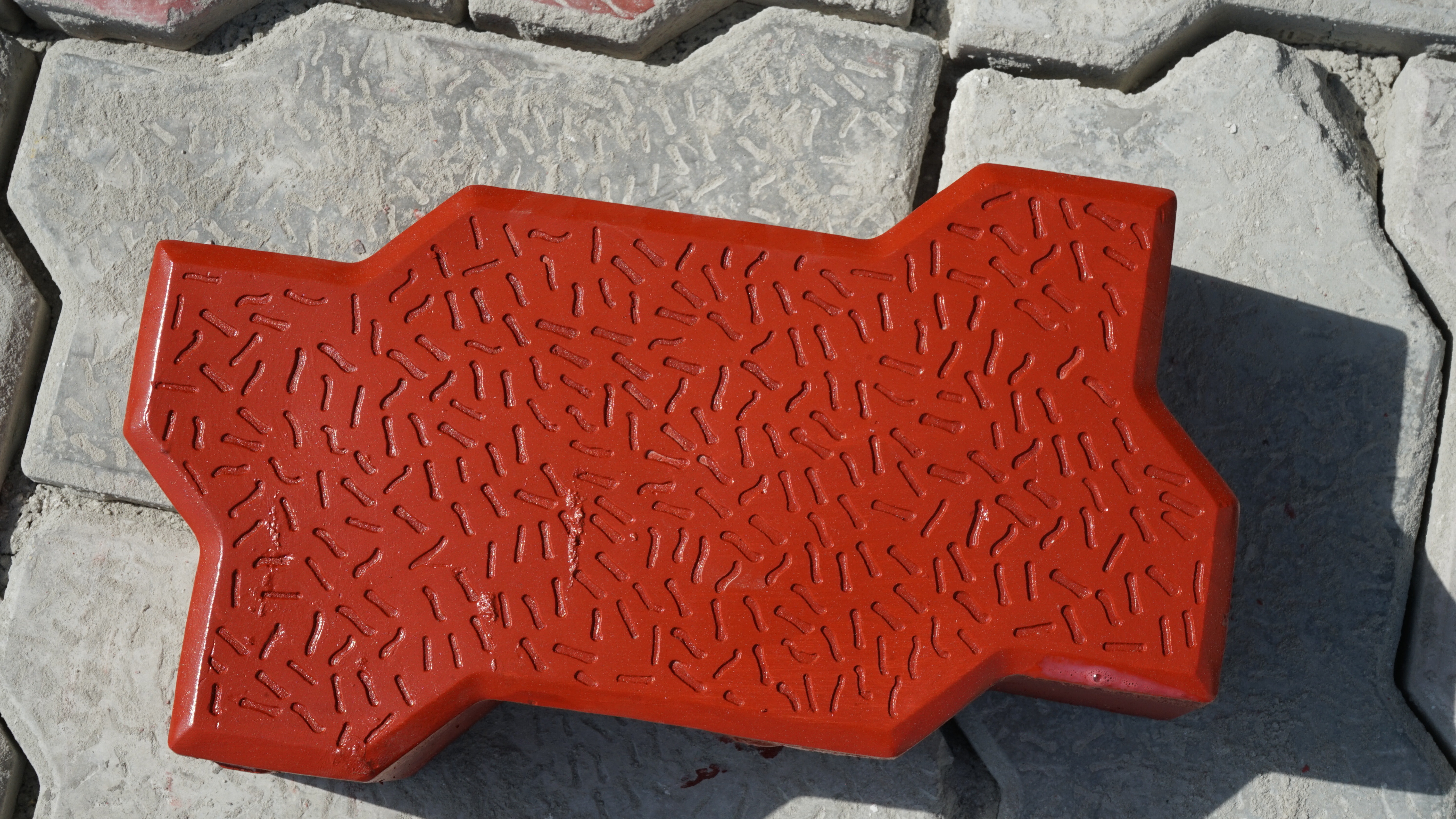 Zebra Designed Pavers - Application: Pavement