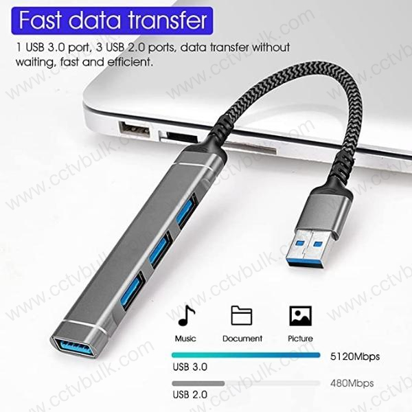 Abs Usb Hub 3.0 And 2.0 1y