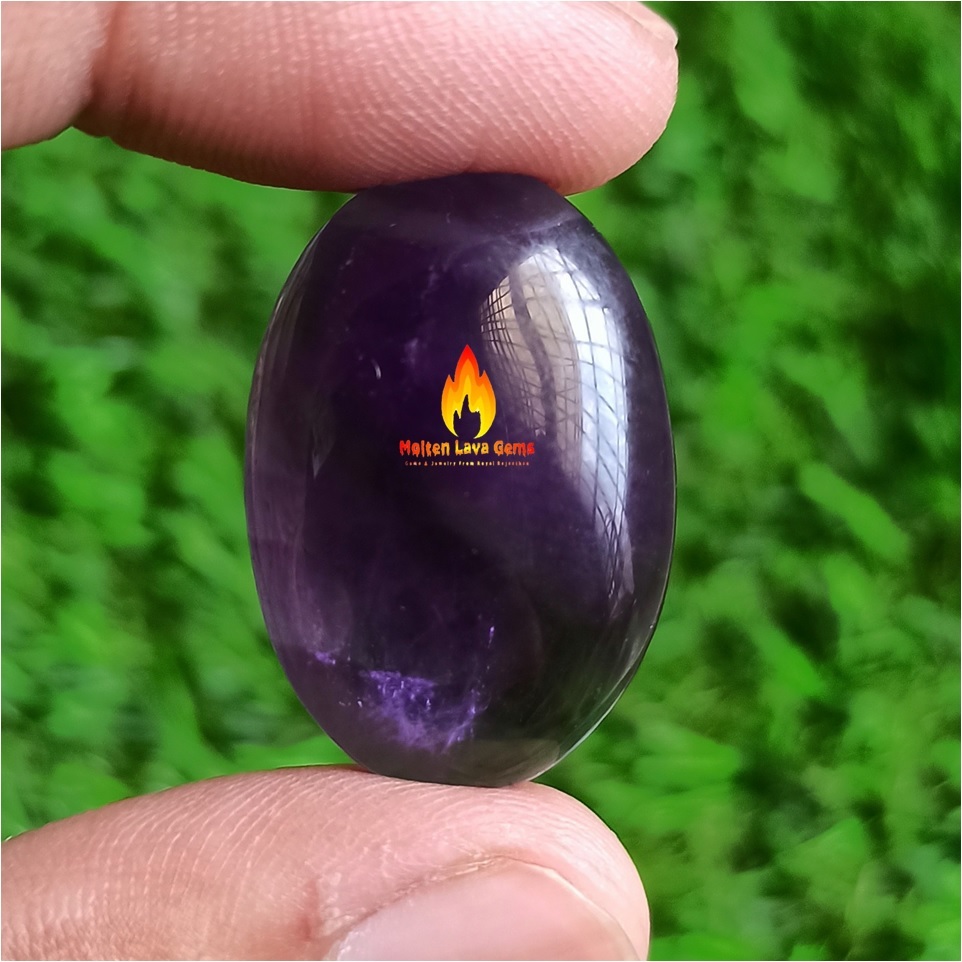 Amethyst Cabochon Grade: Top