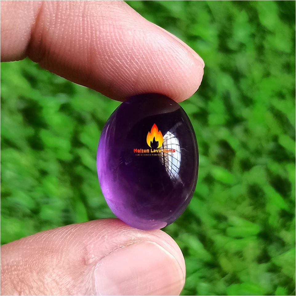 Amethyst Cabochon Grade: Top
