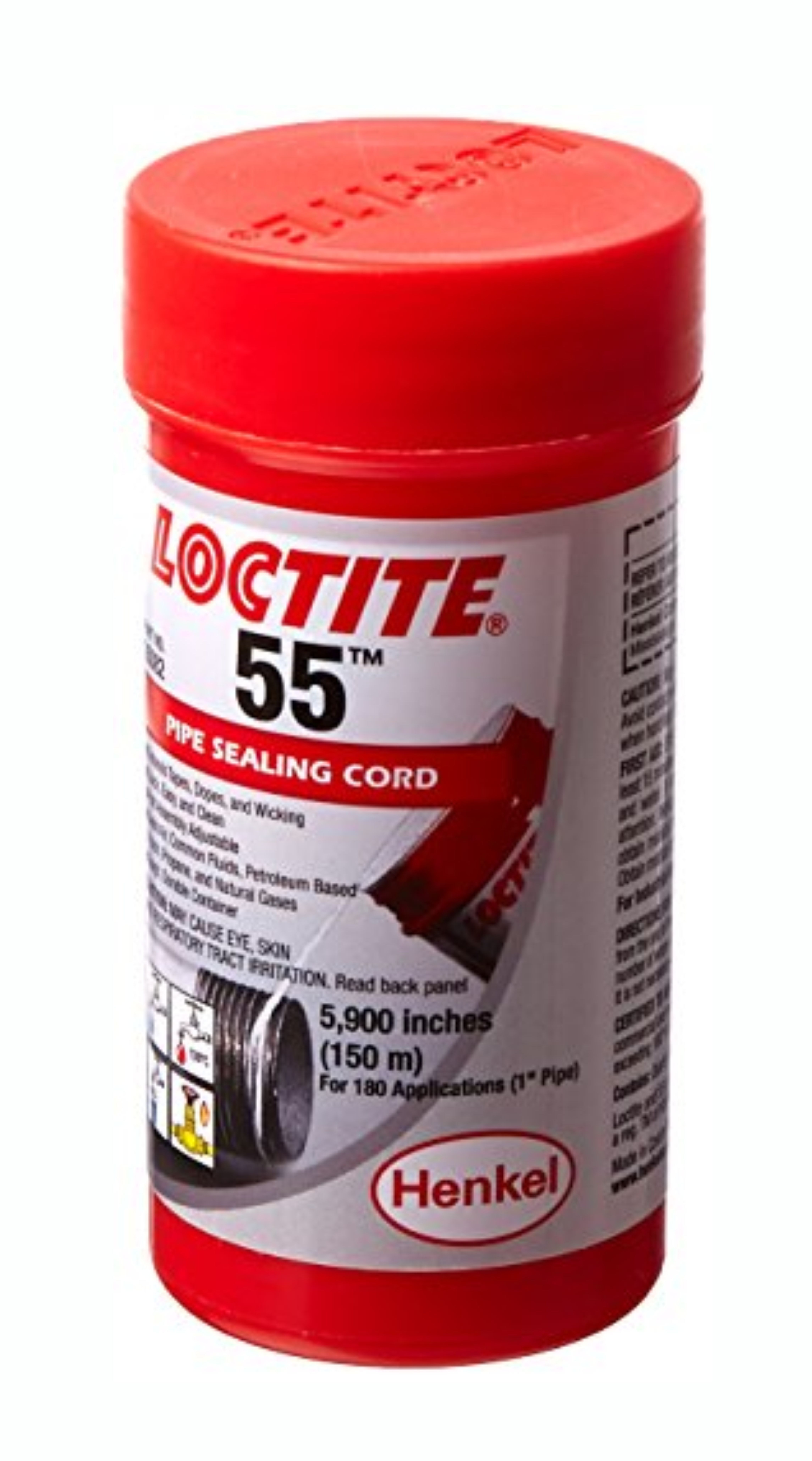 Loctite 55 Thread Sealing Cord Application: For Plastic And Metal