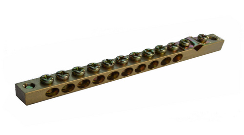 Brass Neutral Bus Bar - High Conductivity Material , Enhanced Durability and Corrosion Resistance