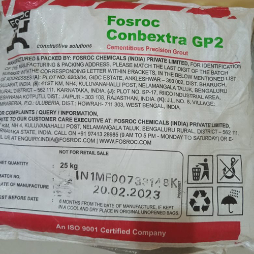 Fosroc Conbextra Gp2 अनुप्रयोग: निर्माण