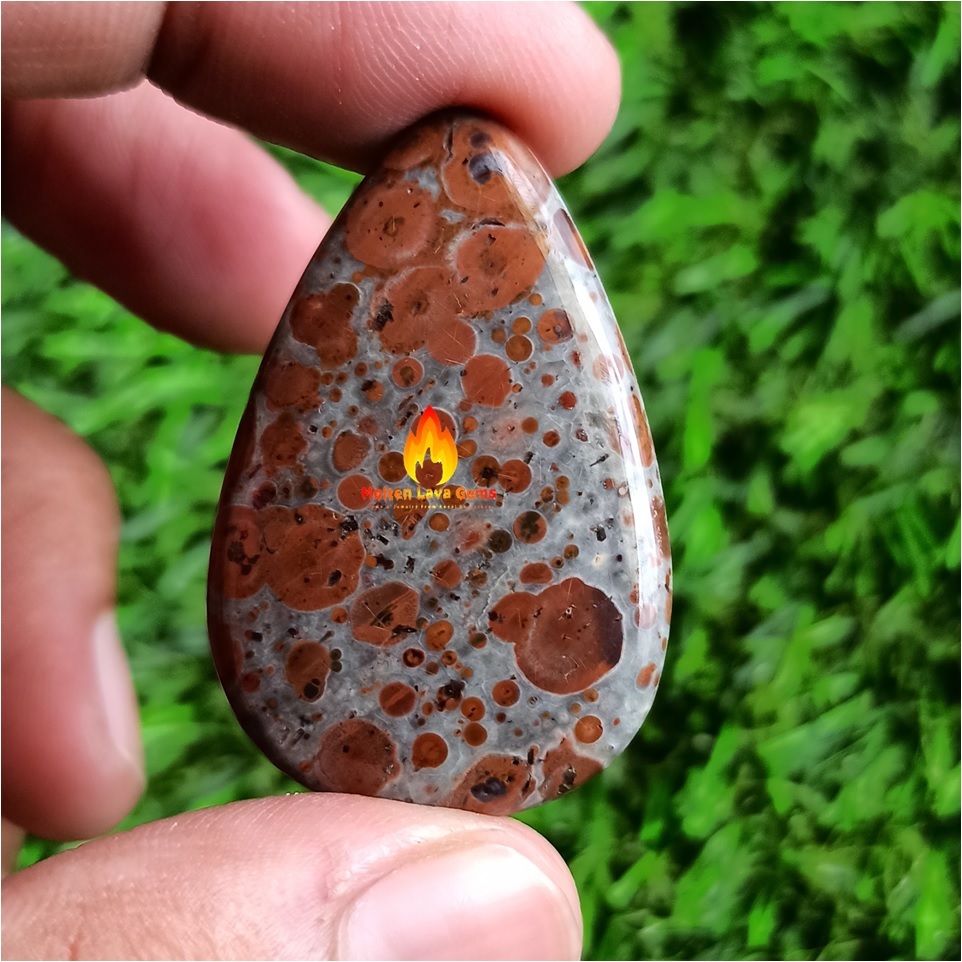 Astroide Jasper Cabochon Grade: Top